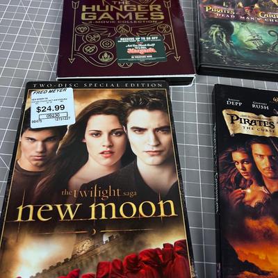 DVD's; Harry Potter, Pirates of Caribbean, Transformer ETC. 