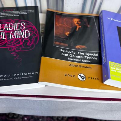 Tub of books History, Reference, Novels 