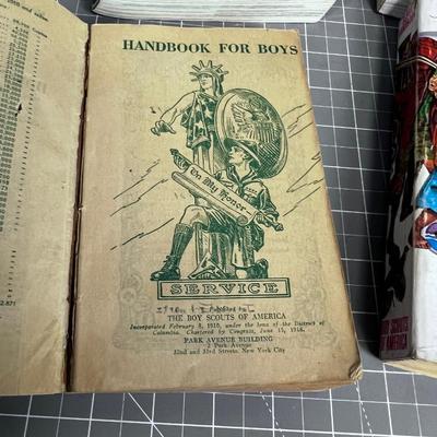 Scouting Hand Books Through the Years (4 books) 