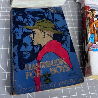 Scouting Hand Books Through the Years (4 books) 