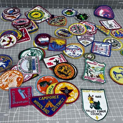 VINTAGE Large Lot of Boy Scout Patches 