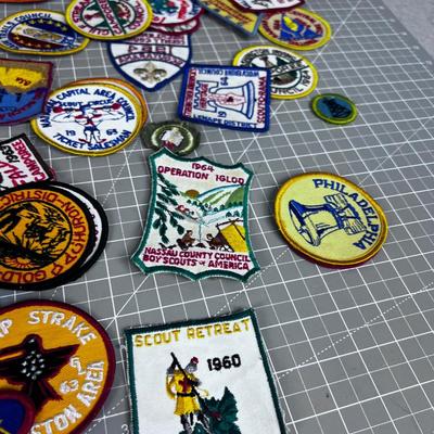 VINTAGE Large Lot of Boy Scout Patches 