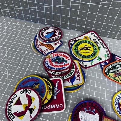 VINTAGE Large Lot of Boy Scout Patches 
