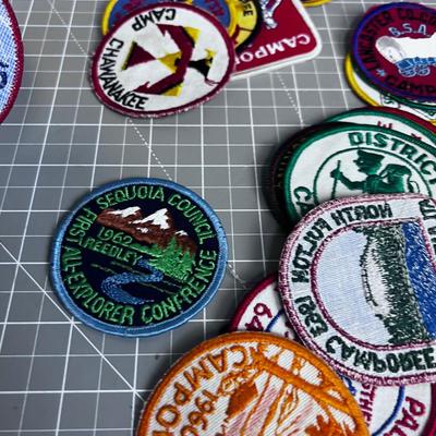 VINTAGE Large Lot of Boy Scout Patches 
