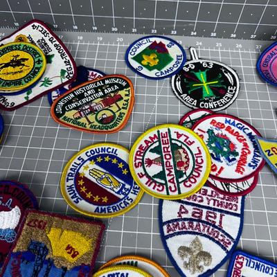 VINTAGE Large Lot of Boy Scout Patches 