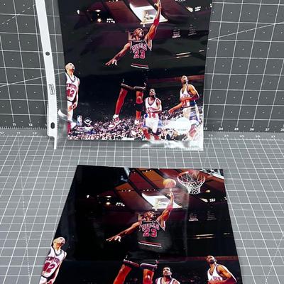 2 Chicago Bull's Michael Jordan, Official Photographs