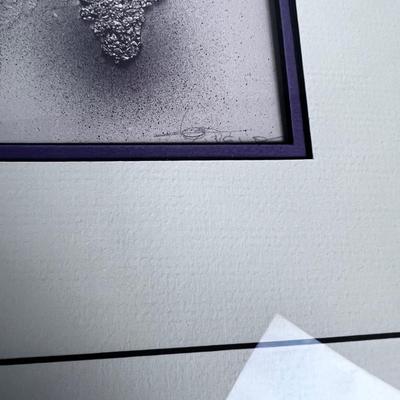 Post Modern Abstract Art, Framed, Matted, Signed 