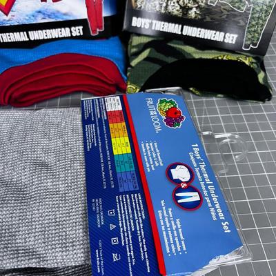 Boys Thermo Base Layer Set NEW (3 SETS ) 