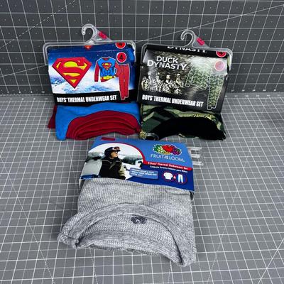 Boys Thermo Base Layer Set NEW (3 SETS ) 