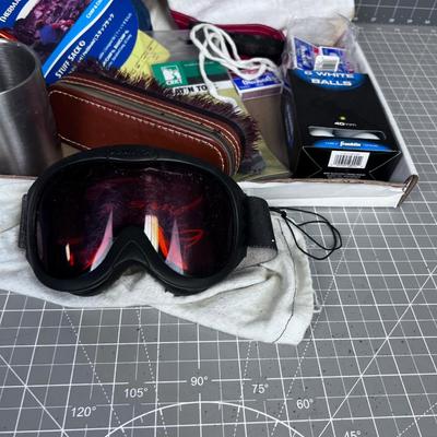Outdoor ish Items: Hat, Goggles, Mugs etc.