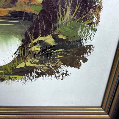 Oil on Canvas, Dated 1978, Signed P. Martens, Landscape 