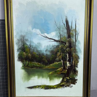 Oil on Canvas, Dated 1978, Signed P. Martens, Landscape 