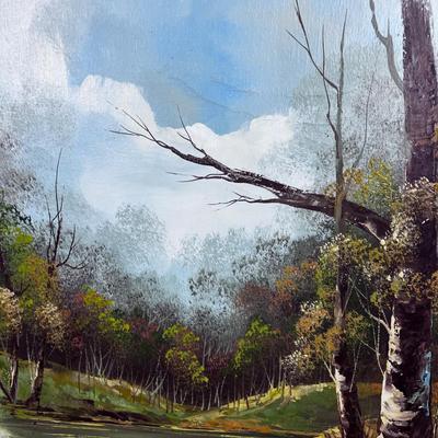 Oil on Canvas, Dated 1978, Signed P. Martens, Landscape 