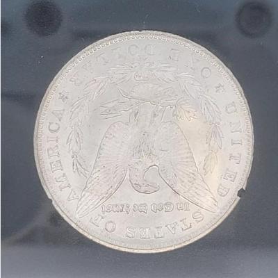 1880 Carson City Morgan in box with papers U S on 1$ Silver