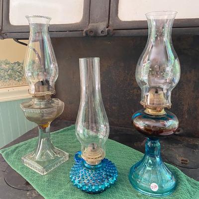 Vintage Hurricane Lamps | Lot One