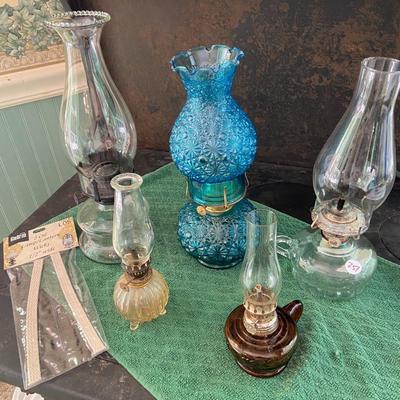 Vintage Hurricane Lamps | Lot Two