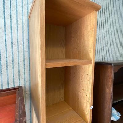 Tall Five Shelf Particleboard Bookcase