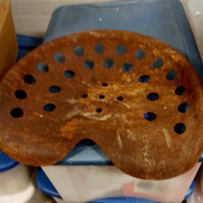 LOT 188 OLD METAL TRACTOR SEAT