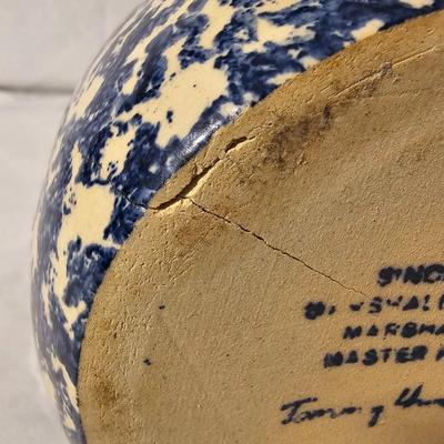 Marshall Pottery Blue Sponge Stoneware & More (K-JS)