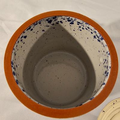Marshall Pottery Blue Sponge Stoneware & More (K-JS)