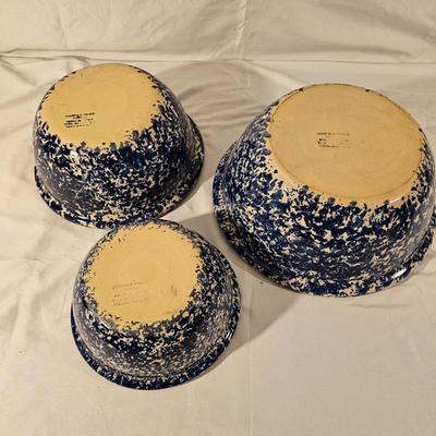Marshall Pottery Blue Sponge Stoneware & More (K-JS)