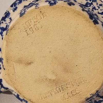 Marshall Pottery Blue Sponge Stoneware & More (K-JS)