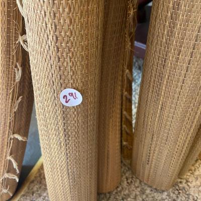 Woven Bamboo Mats, Set of Four