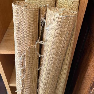 Woven Bamboo Mats, Set of Four