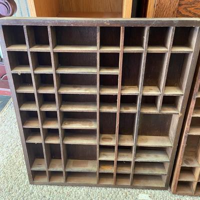 Vintage Wooden Knick Knack Shelves