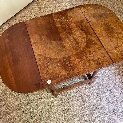 Vintage Drop Leaf Side Table