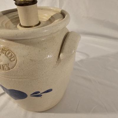 Pinewood Valley Stoneware Lamp with Pitcher & Cups (K-JS)