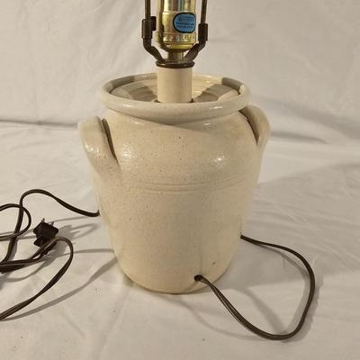 Pinewood Valley Stoneware Lamp with Pitcher & Cups (K-JS)