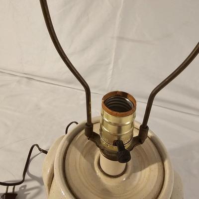 Pinewood Valley Stoneware Lamp with Pitcher & Cups (K-JS)