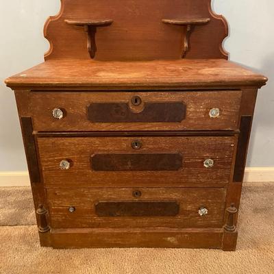 Vintage Three Drawer Dresser