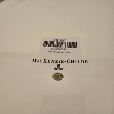 MacKenzie-Childs Royal Check Serving Ware & More (K-JS)