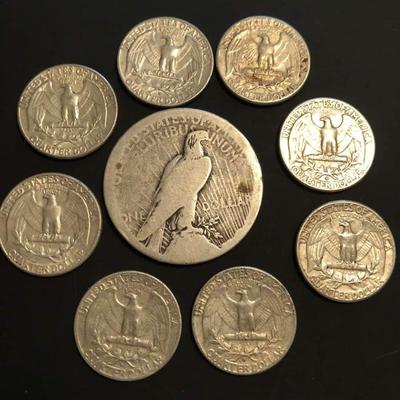 3 $ Face value US 90 $ silver coins