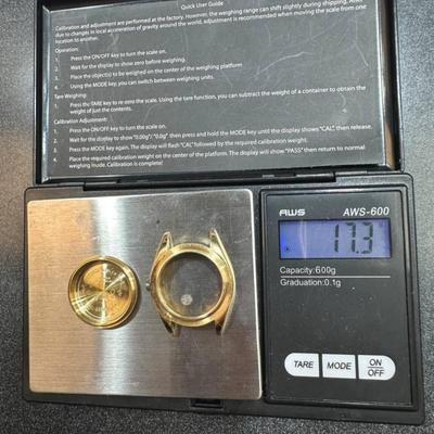 18 k Gold Genuine Rolex watch case Reserve set