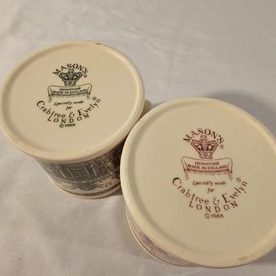 Mason's Ironstone Mugs for Crabtree & Evelyn (K-JS)