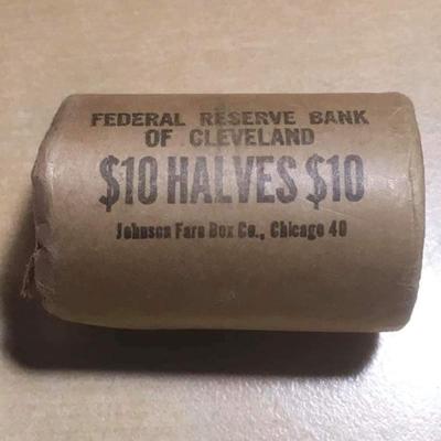 Bu Roll 1964 90 % silver Kennedy half dollars