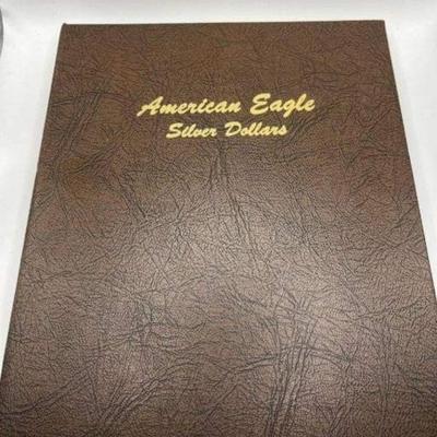Us Silver American Eagle book 1986 to 2012 reserve set
