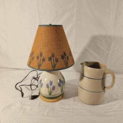 Tulip Decor Lamp with Pitcher (K-JS)