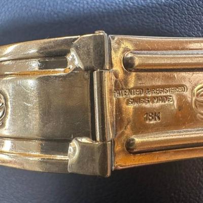 18 k solid gold Rolex watch band Reserve set
