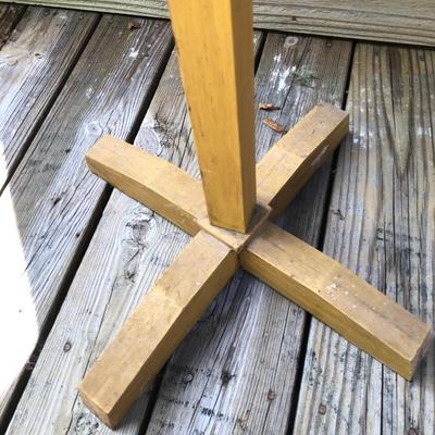 Vintage Wooden Three Hook Coatrack