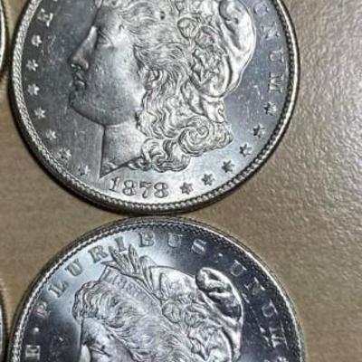 20 1878 Morgan silver dollars 90 % silver Reserve set