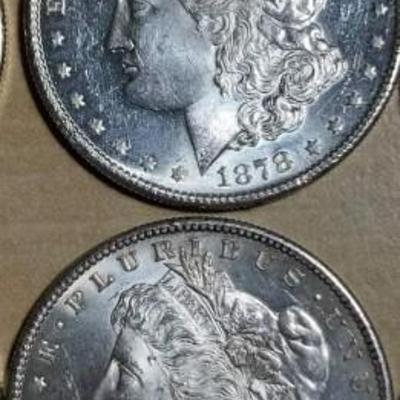 20 1878 Morgan silver dollars 90 % silver Reserve set