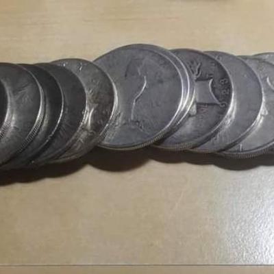 20 90 % silver peace dollars reserve set
