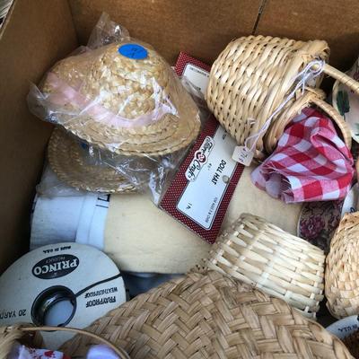 Crafting Lot One | Reeds, Sewing Patterns, Ribbon, and Repairs