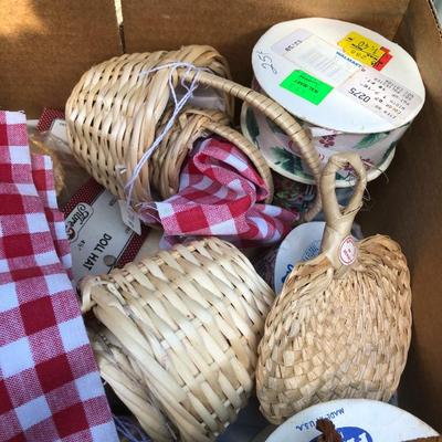 Crafting Lot One | Reeds, Sewing Patterns, Ribbon, and Repairs