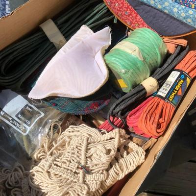 Crafting Lot One | Reeds, Sewing Patterns, Ribbon, and Repairs