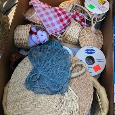 Crafting Lot One | Reeds, Sewing Patterns, Ribbon, and Repairs